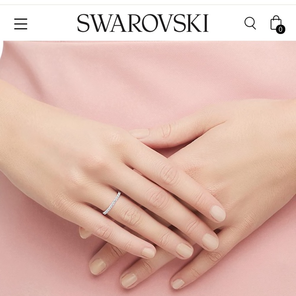 Swarovski Vittore Ring - eternity band